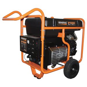 Generac GP15000E Portable Generator — 22,500 Surge Watts, 15,000 Rated Watts, Electric Start, Model# 5734
