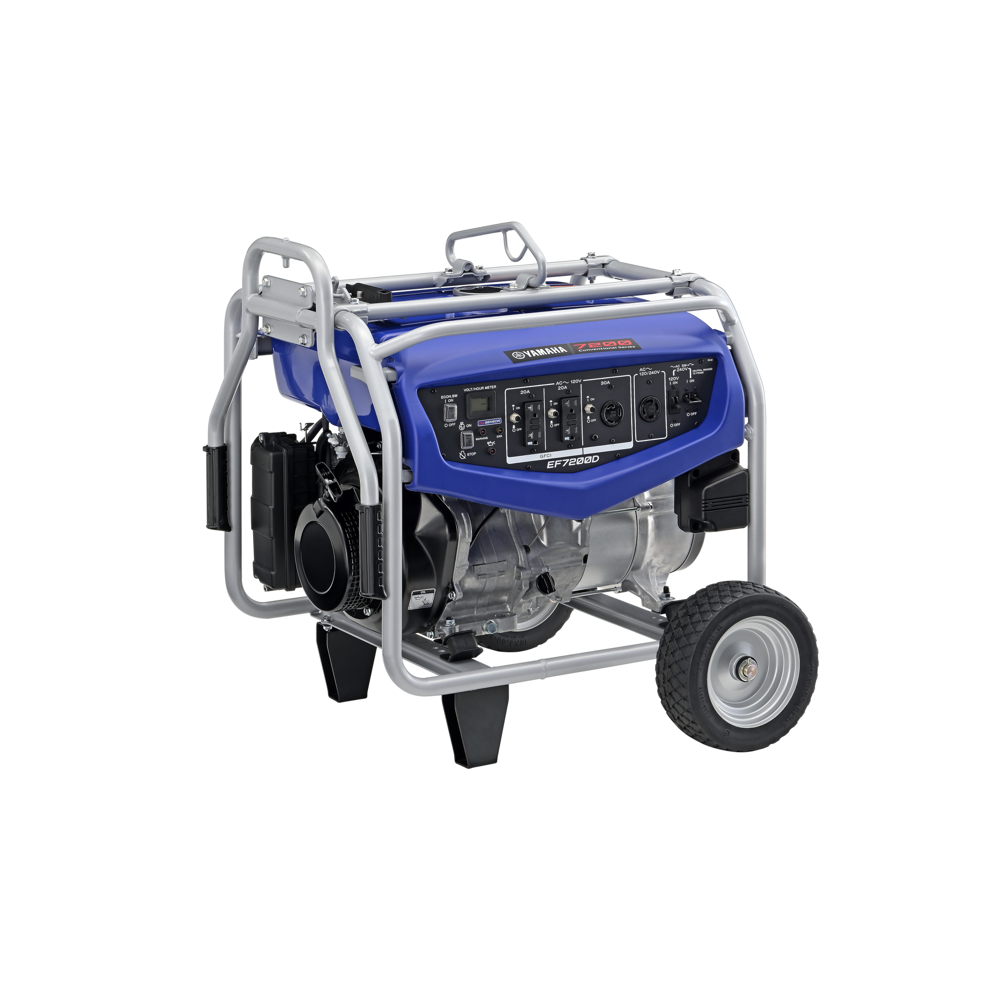 Yamaha, Portable Generator, Surge Watts 7200, Rated Watts 6000, Voltage 120/240, Model# EF72DZ 2