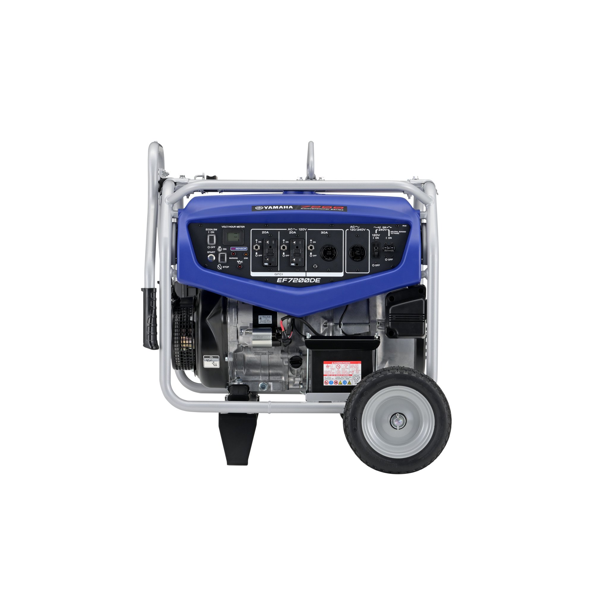 Yamaha, Portable Generator, Surge Watts 7200, Rated Watts 6000, Voltage 120/240, Model# EF72DEZ1 3 Yamaha, Portable Generator, Surge Watts 7200, Rated Watts 6000, Voltage 120/240, Model# EF72DEZ1