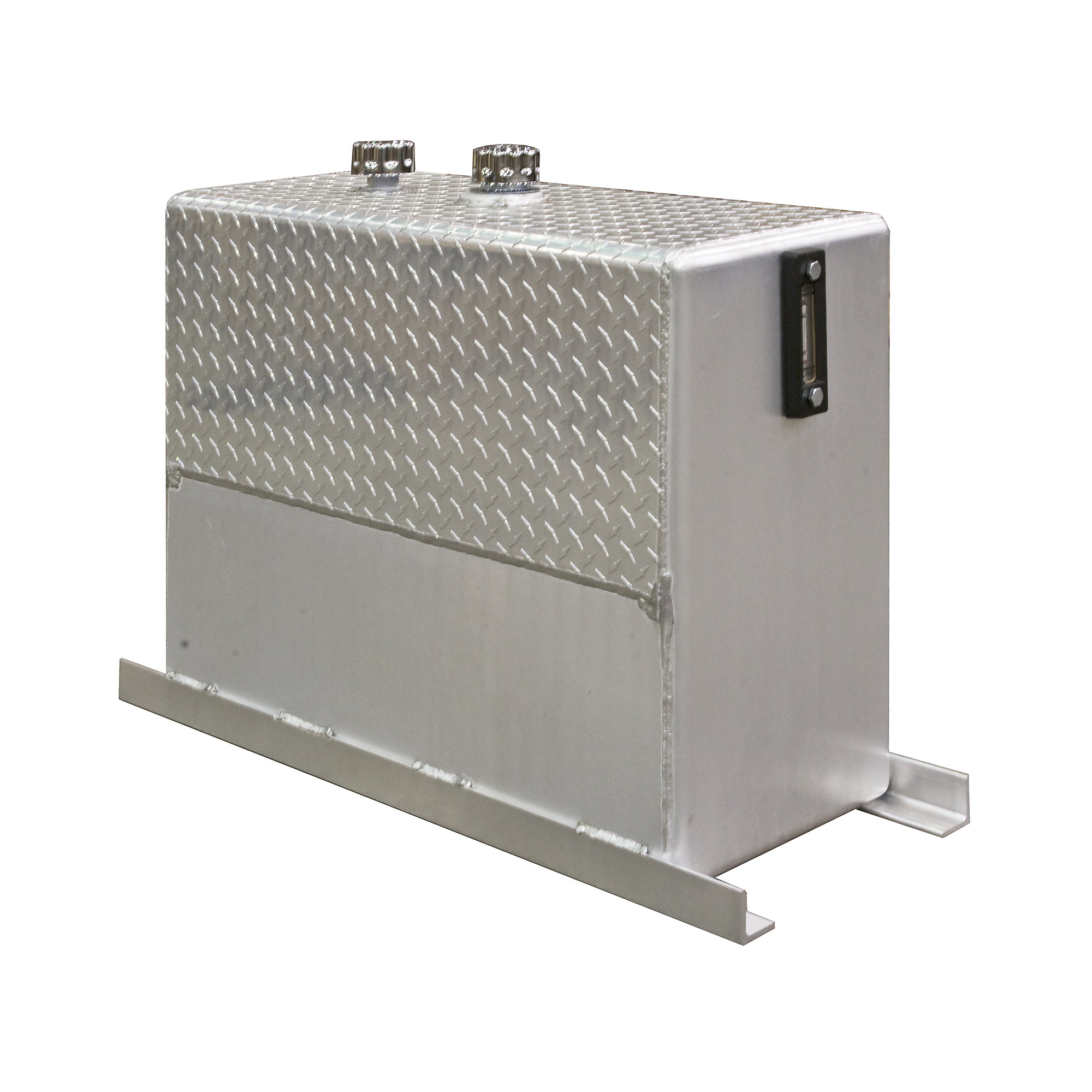 Buyers Products Reservoir,Hydraulic,50Gal, Uprt Aluminum, Capacity 50 Gal, Suction Port Size 2 in, Return Port Size Multiple in, Model# UR50A 1 Buyers Products Reservoir,Hydraulic,50Gal, Uprt Aluminum, Capacity 50 Gal, Suction Port Size 2 in, Return Port Size Multiple in, Model# UR50A