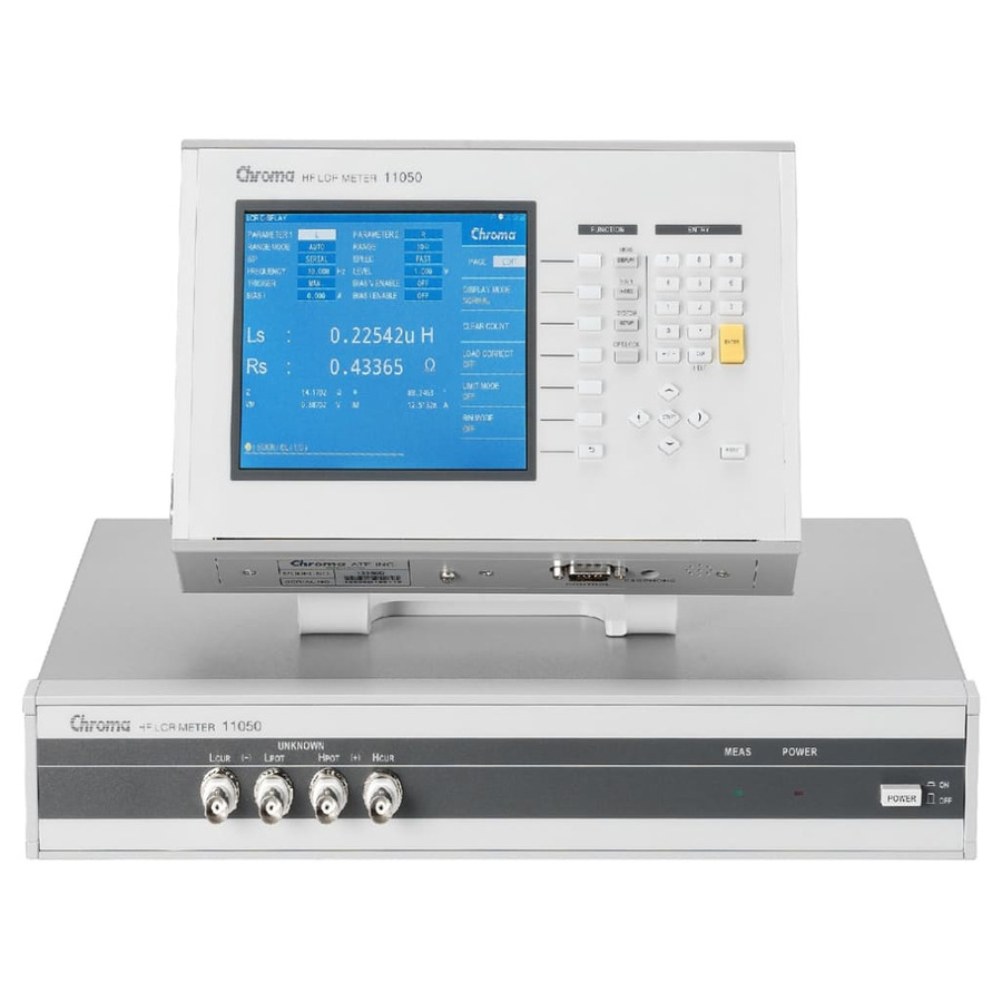 Chroma 11050-5M HF LCR Meter: Precision Measurement with 7 Parameters and .1% Accuracy 1 Chroma 11050-5M HF LCR Meter: Precision Measurement with 7 Parameters and .1% Accuracy