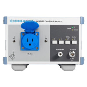 Rohde & Schwarz AMN6500: 2-Line V-Network, 9kHz-30MHz, 15A Continuous Current, USA Connectors