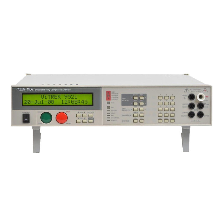Vitrek 955i Hipot Tester: Precision Testing for Electrical Safety 1 Vitrek 955i Hipot Tester: Precision Testing for Electrical Safety