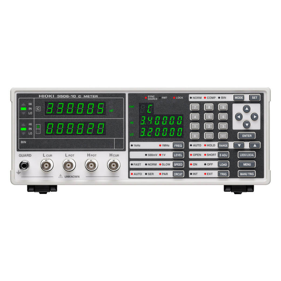 Hioki 3506-10 Capacitance Meter: Precision Measurement with Low Noise and BIN Function 1 Hioki 3506-10 Capacitance Meter: Precision Measurement with Low Noise and BIN Function