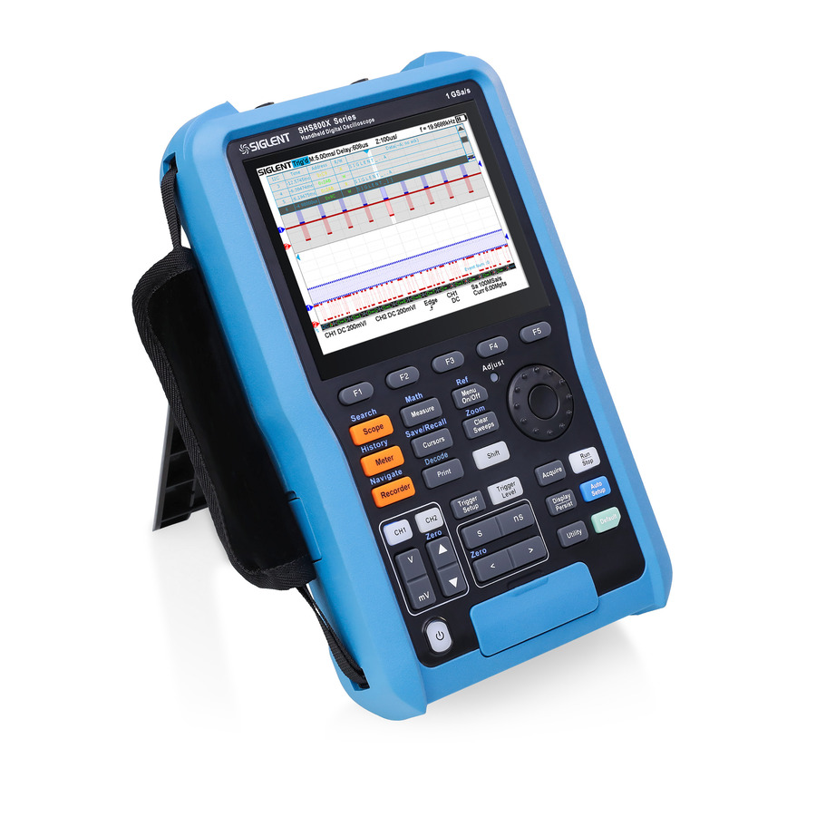 Siglent SHS820X: 200 MHz, 2-Channel Handheld Oscilloscope with 500 MS Memory Depth 1 Siglent SHS820X: 200 MHz, 2-Channel Handheld Oscilloscope with 500 MS Memory Depth