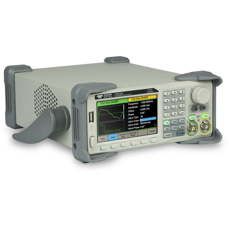 Teledyne LeCroy T3AFG60: 60 MHz, 150 MS/s, 16 kpts, 2 CH Arbitrary Function Generator 1 Teledyne LeCroy T3AFG60: 60 MHz, 150 MS/s, 16 kpts, 2 CH Arbitrary Function Generator