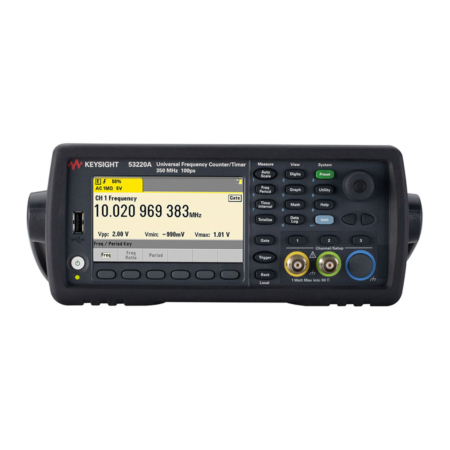 Keysight 53220A/010: Precision Frequency Counter Timer for Demanding Applications 1 Keysight 53220A/010: Precision Frequency Counter Timer for Demanding Applications