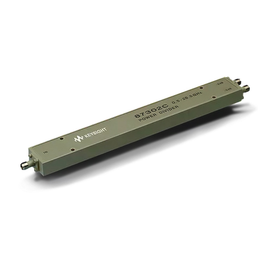 Keysight 87302C: Precision Power Divider for Enhanced Signal Distribution 1 Keysight 87302C: Precision Power Divider for Enhanced Signal Distribution
