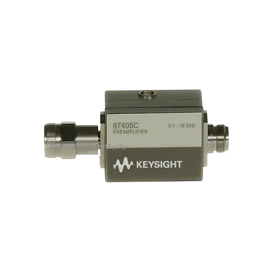 Keysight 87405C/102 Preamplifier: Amplify Your Signals from 100 MHz to 18 GHz 1 Keysight 87405C/102 Preamplifier: Amplify Your Signals from 100 MHz to 18 GHz
