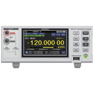 Hioki DM7276-01: Precision DC Voltmeter with 7.5-Digit Accuracy, USB and LAN Connectivity