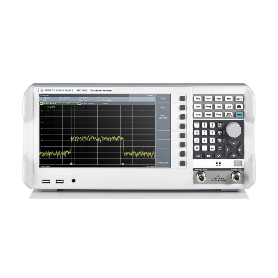 Rohde & Schwarz FPC-P3TG Spectrum Analyzer with Enhanced Frequency Coverage: Up to 3 GHz 1 Rohde & Schwarz FPC-P3TG Spectrum Analyzer with Enhanced Frequency Coverage: Up to 3 GHz