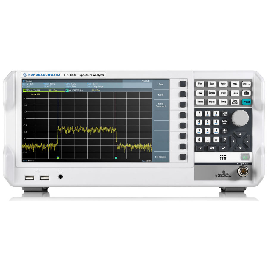 Rohde & Schwarz FPC1000 Spectrum Analyzer: Uncover Signal Insights from 5kHz to 1GHz 1 Rohde & Schwarz FPC1000 Spectrum Analyzer: Uncover Signal Insights from 5kHz to 1GHz