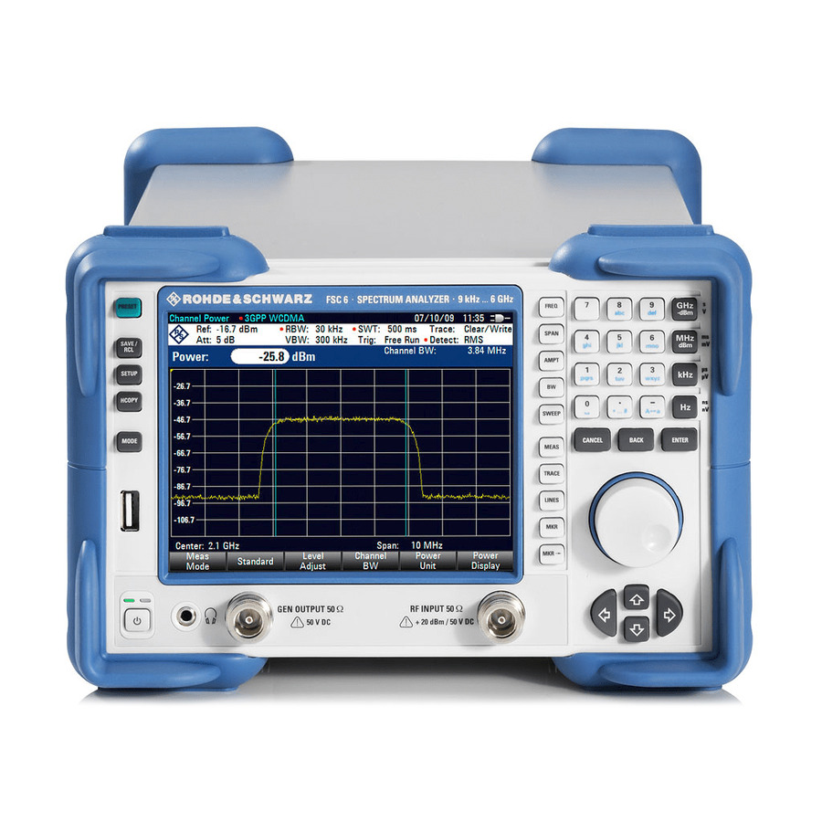 Rohde & Schwarz FSC6.16 Spectrum Analyzer: Unparalleled Performance for 9 KHz - 6 GHz Analysis 1 Rohde & Schwarz FSC6.16 Spectrum Analyzer: Unparalleled Performance for 9 KHz - 6 GHz Analysis