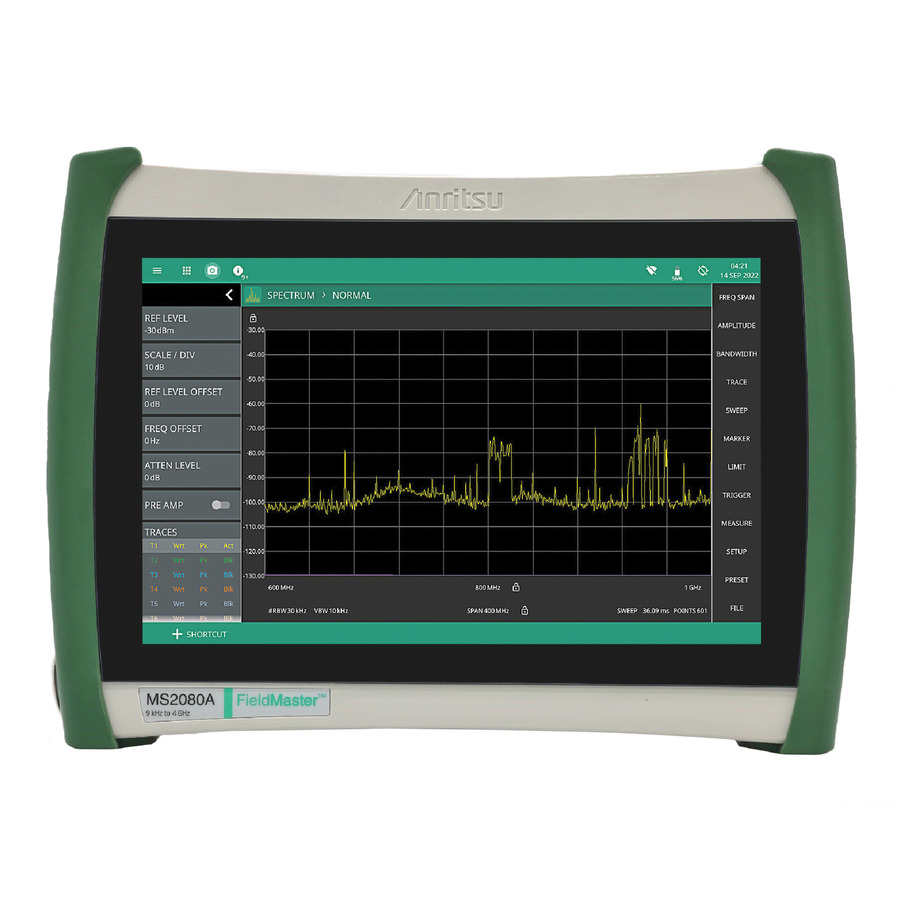 Anritsu MS2080A/704 Spectrum Analyzer: Uncover Signal Insights from 9 kHz to 4 GHz 1 Anritsu MS2080A/704 Spectrum Analyzer: Uncover Signal Insights from 9 kHz to 4 GHz