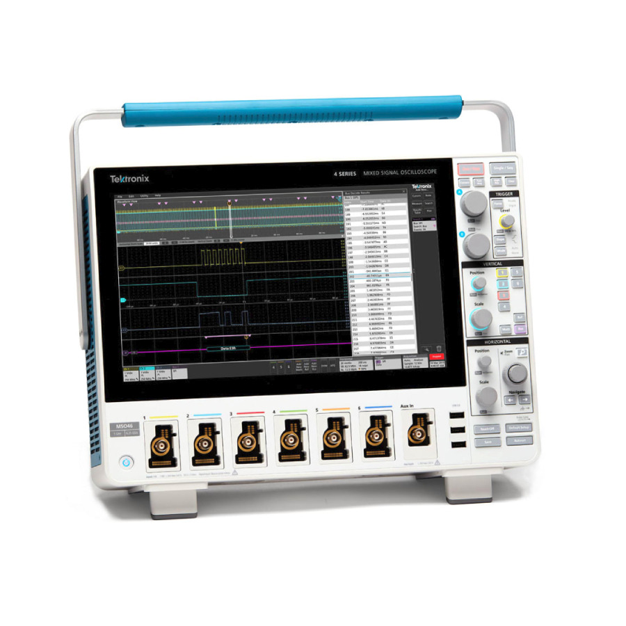 Tektronix MSO44/4-BW-1000: 4/32-Channel, 1 GHz, 6.25 GS/s Mixed Signal Oscilloscope 1 Tektronix MSO44/4-BW-1000: 4/32-Channel, 1 GHz, 6.25 GS/s Mixed Signal Oscilloscope