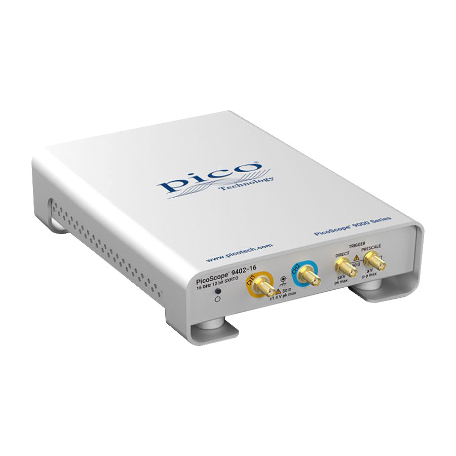 PicoScope 9400 Series: Pico Technology 9402-16 CDR PC USB Oscilloscope with 16GHz, 2CH, and Clock Data Recovery 1 PicoScope 9400 Series: Pico Technology 9402-16 CDR PC USB Oscilloscope with 16GHz, 2CH, and Clock Data Recovery