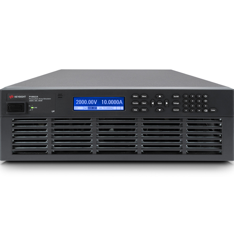 Keysight PV8922A: High-Power Photovoltaic Array Simulator for Comprehensive Solar Testing 1 Keysight PV8922A: High-Power Photovoltaic Array Simulator for Comprehensive Solar Testing