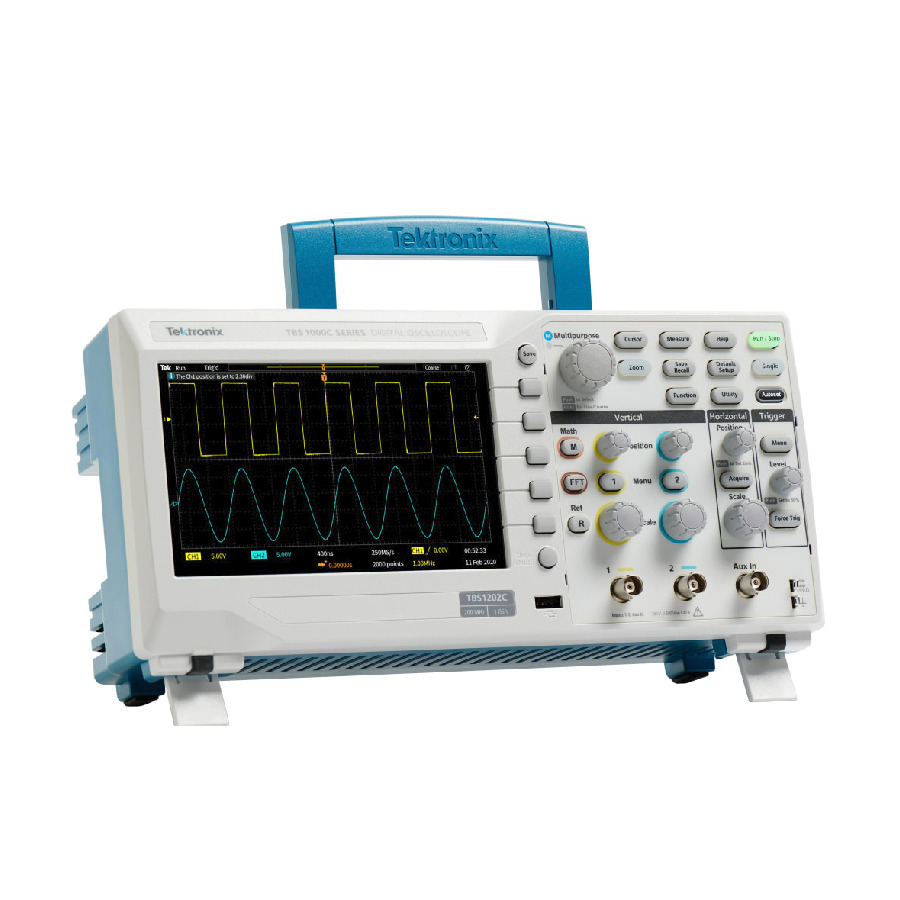Tektronix TBS1072C: 70 MHz, 1 GS/s, 2-Channel Digital Oscilloscope with 20 kpts Memory 1 Tektronix TBS1072C: 70 MHz, 1 GS/s, 2-Channel Digital Oscilloscope with 20 kpts Memory