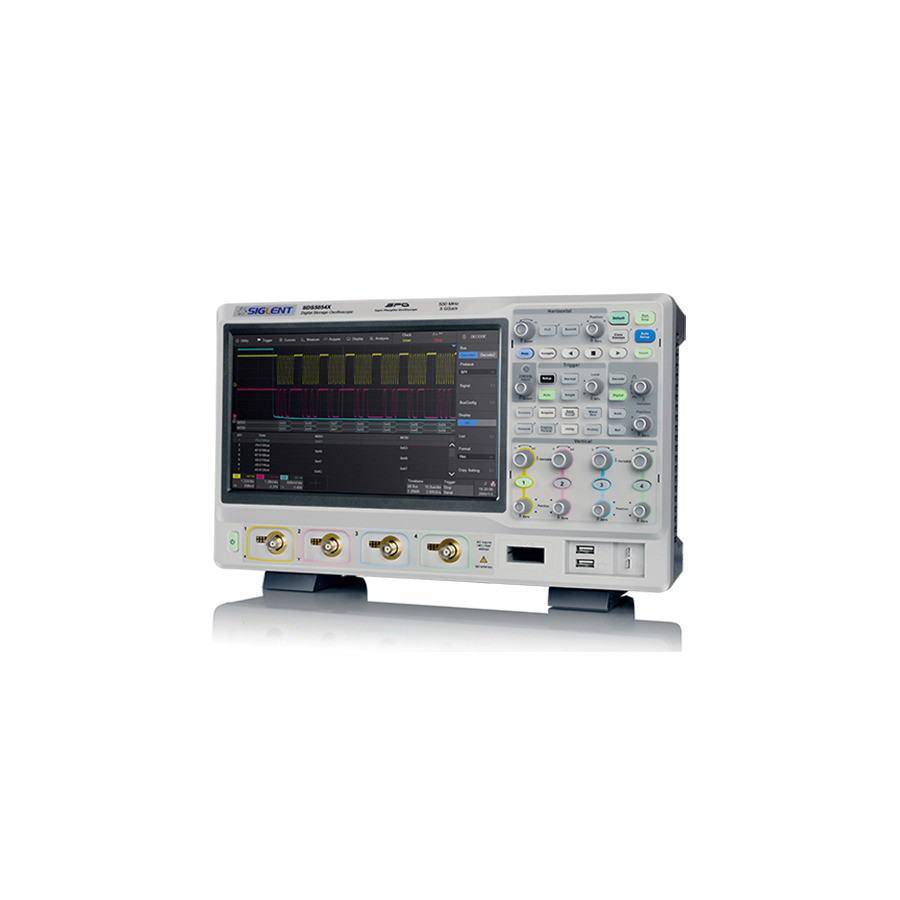 Siglent SDS5034X: 4-Channel, 350 MHz, 5 GSa/s Digital Oscilloscope with 10.1" Touchscreen 1 Siglent SDS5034X: 4-Channel, 350 MHz, 5 GSa/s Digital Oscilloscope with 10.1" Touchscreen