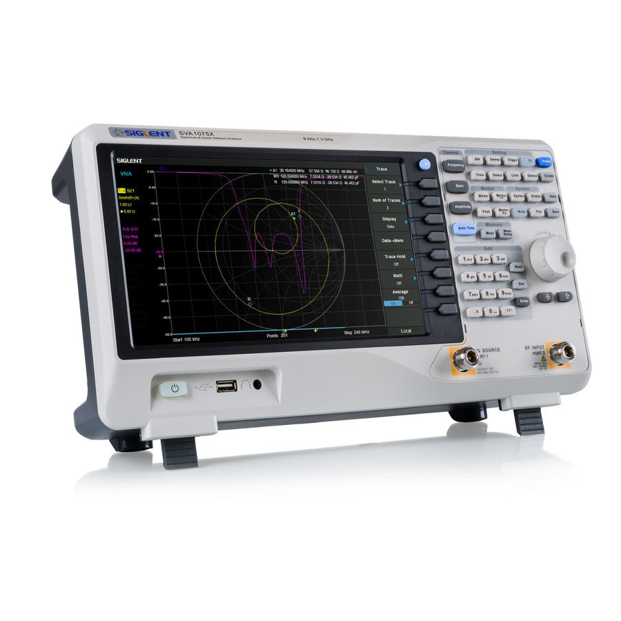 Siglent SVA1015X: Unparalleled Spectrum and Vector Network Analysis with 1.5 GHz Frequency Range 1 Siglent SVA1015X: Unparalleled Spectrum and Vector Network Analysis with 1.5 GHz Frequency Range